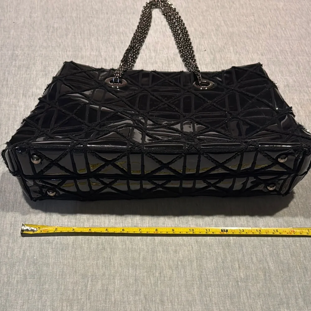 Big Buddha Black Quilted Tote Bag